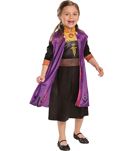 Amazon.com: Disguise Disney Anna Frozen 2 Prestige Girls' Halloween Costume,  Purple, 3T-4T : Toys & Games