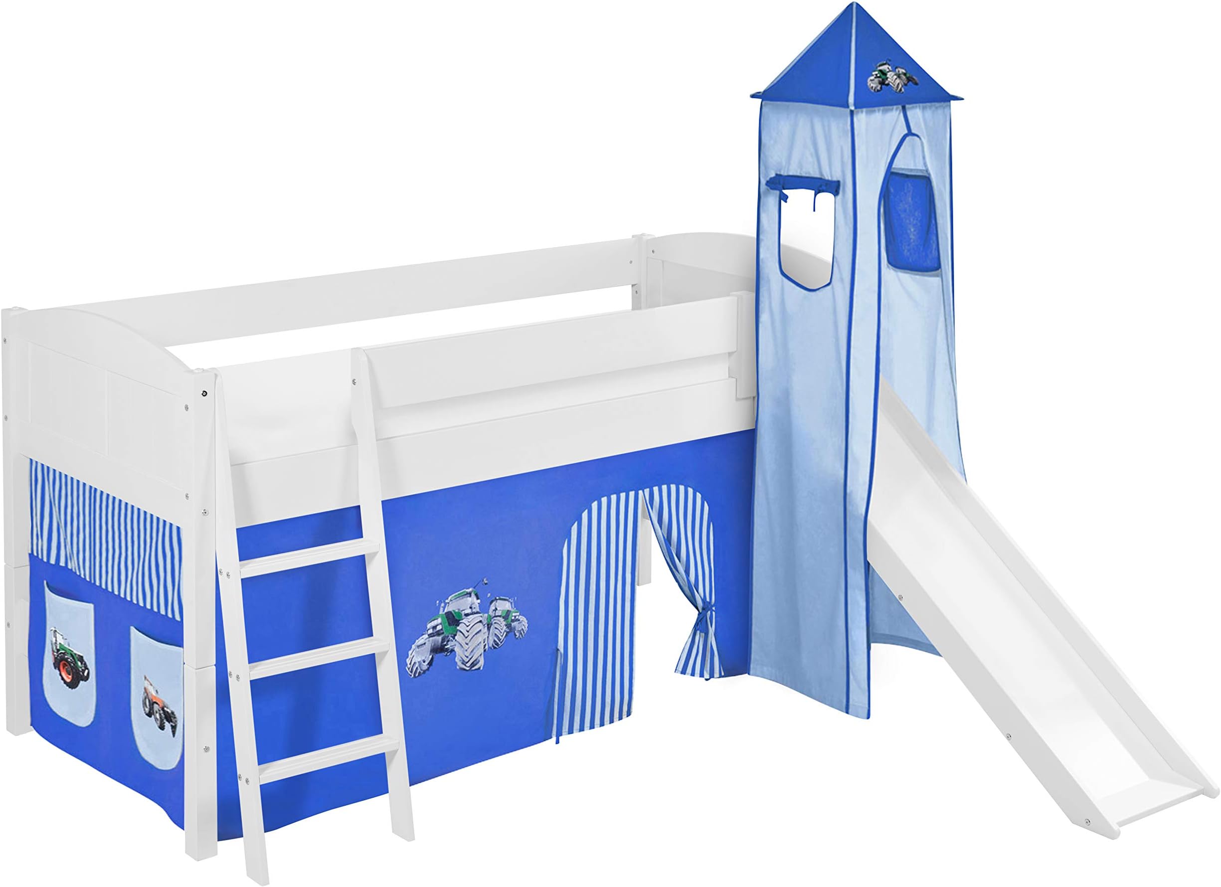 Lilokids Children's Bed, Wood, Tracker Blue, Single