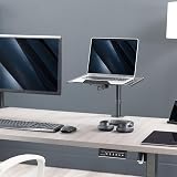 VIVO STAND-V001L Single Laptop Desk Mount Fully Adjustable with C Clamp view 9