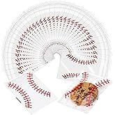Epakh 200 Pcs Baseball Cellophane Bags, Self-adhesive Clear Cookie Treats Candy Bags for Baseball Party Favors Sport Teams Birthday Theme Party Supplies