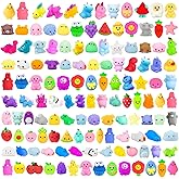 200Pcs Mochi Squishy Toys, Kawaii Squishies, Mini Fidget Toys Bulk for Kids, Party Favors Class Prizes Valentines Day Easter Egg Fillers,Christmas Goodies Bag Stuffers for Boys Girls (200)