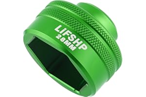 LIFSHP 28MM Oil Filter Socket,Cummins tools 3/8" Drive For Dodge Ram 6.7L Cummins Other Vehicles Oil/Fuel Filter Removal Tool-Green