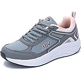 Wide Toe Box Shoes Women Arch Support Walking Shoes for Plantar Fasciitis Wide Width Orthotic Tennis Sneakers