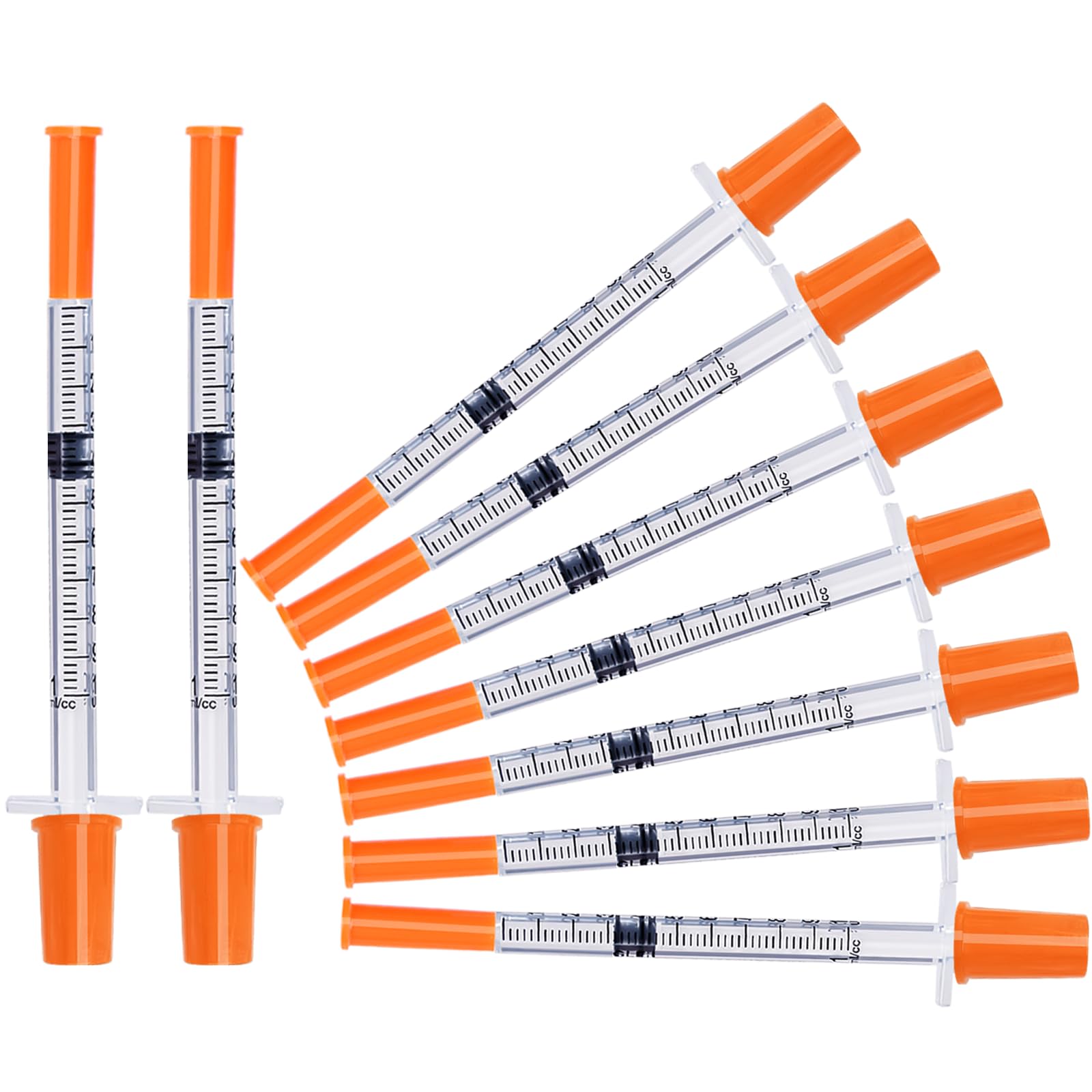 Photo 1 of 31G 1ml 1/2 Inch Lab Syringes, Disposable Individual Package – Box of 100