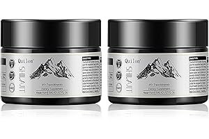 QUILOM Shilajit Pure Himalayan Organic Shilajit Resin - Shilajit Supplement - Gold Grade 100% Pure Shilajit with Fulvic Acid & 85+ Trace Minerals Complex for Energy & Immune Support - 50 Grams
