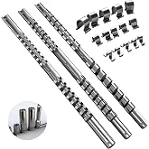 Socket Organizer Set, SEDY 3-Piece Metal Socket Holders/Socket Sliding Rail, 1/4-Inch, 3/8-Inch, 1/2-Inch