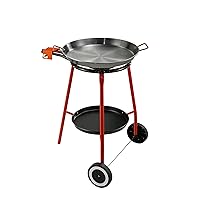  Kocher klein silber Cooker Camping Balkon Picknick 1-flammig ✔ rund ✔ tragbar ✔ stehend grillen ✔ Grillen mit Gas 