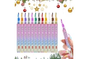 YOUSHEME 12 Colors Nail Art Pens Set,2026 Upgraded Nail Art Markers for Gel Nails,Quick Dry Long Lasting Nail Polish Pen,DIY 3D Drawing Dotting Painting Nails Liner Brush for Dotting Painting Home Use (A)