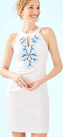 white lilly pulitzer shift dress