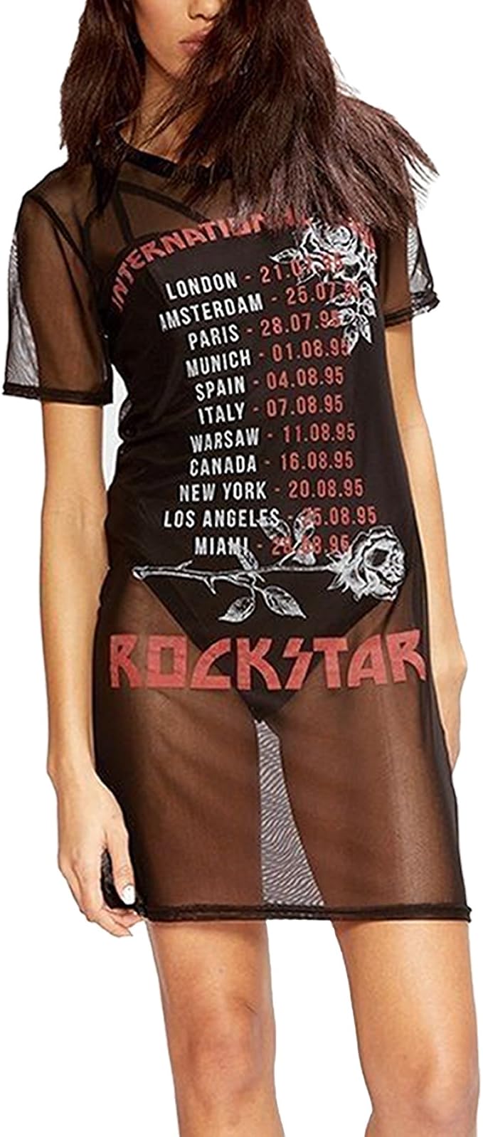 rockstar t shirt dress