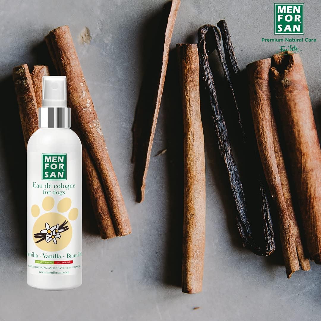 MENFORSAN Agua de Colonia para Perros Vainilla -125 ml