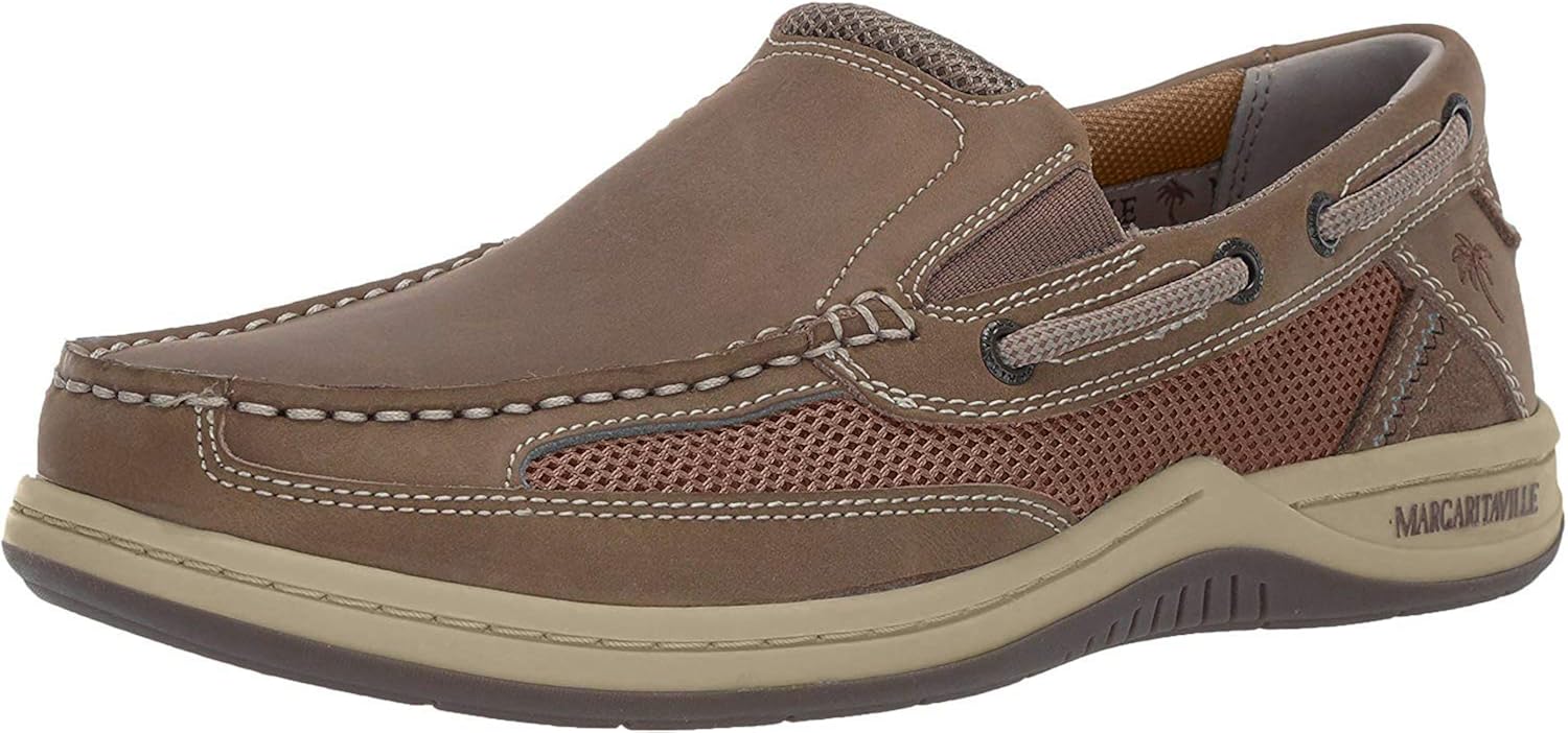 Margaritaville Men's Anchor Slip On Boat Shoe Amazon.co.uk Shoes & Bags