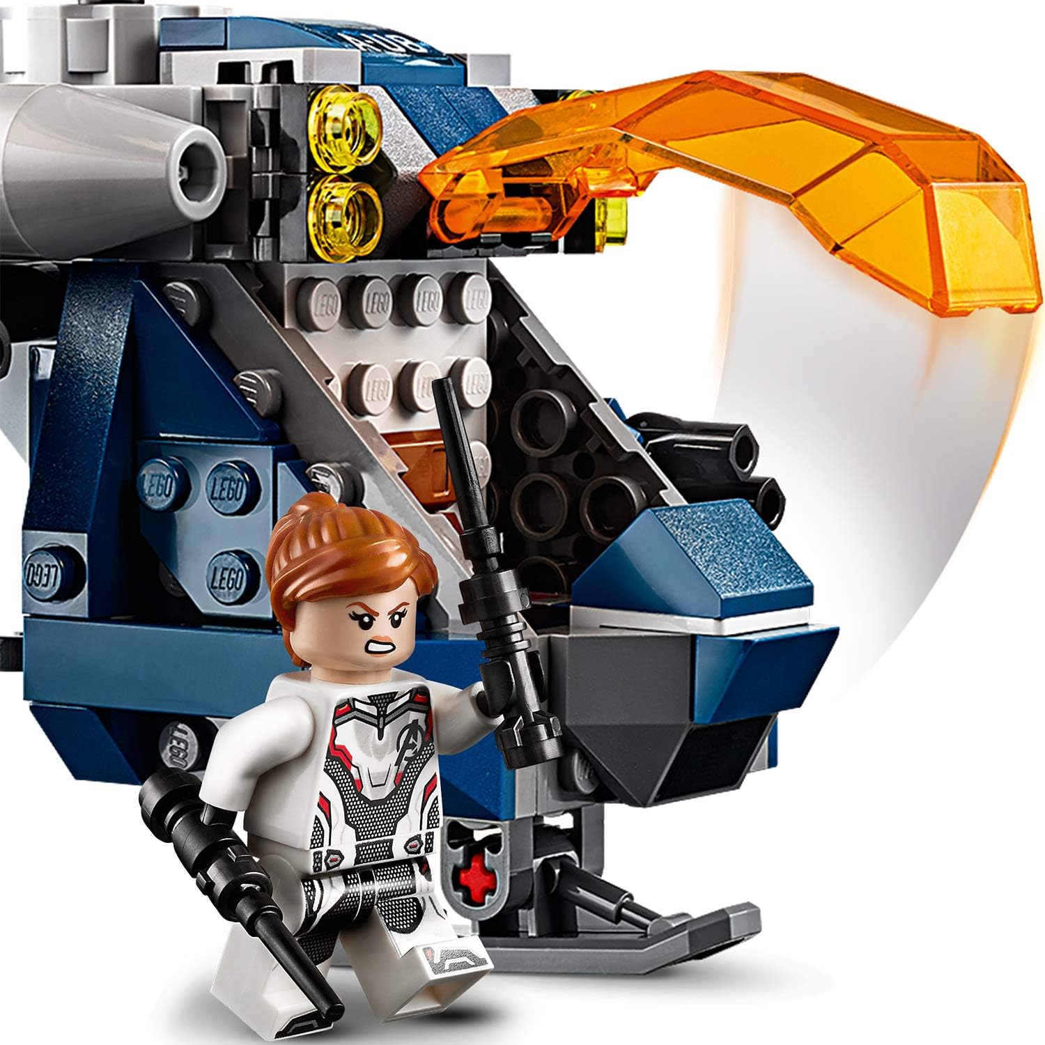 LEGO 76144 Super Heroes Marvel Avengers Endgame Hulk Helicopter Rescue with Hulk Action Figure, Pepper Potts as Rescue - Image 5
