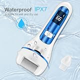 Ratukall Electric Foot File with LED Display, Rechargeable Pedicure Kit view 2