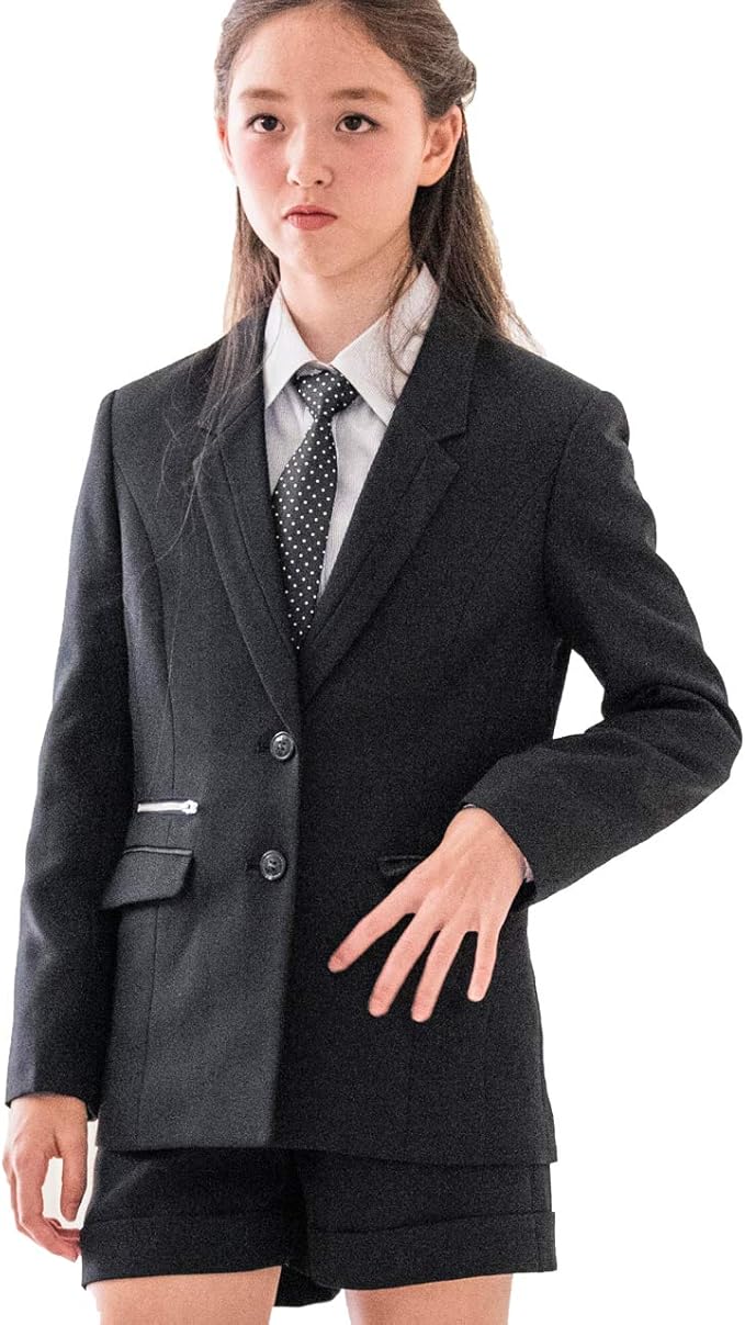 Amazon キャサリンコテージ 卒業式 卒服 発表会 フォーマル 卒業ショートパンツスーツ 女の子 Ma228 160cm ブラック Blk2 Tak フォーマル 通販