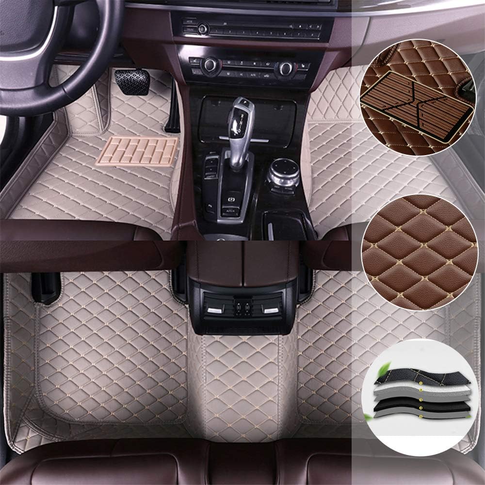 saitake Car Floor Mats For L exus RX270 RX350 RX330 2007-2015 All Full Surrounded Floor Liner All Weather Waterpoof Non-Slip Heavy Duty Custom Fit Front Rear Mat Right Driving Gray
