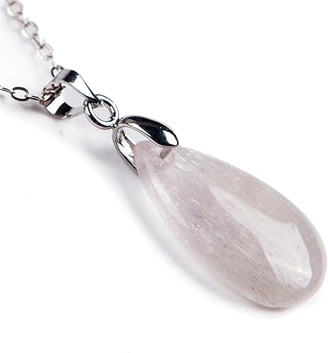 Amazon クンツァイト ペンダントトップ パワーストーン ペンダント シルバ 天然石 レディース ネックレス 通販