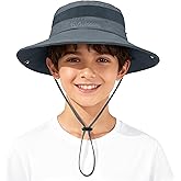 Zando Outdoor Kid Sun Hat UPF 50+ Adjustable Quick Dry Breathable Handiness Bucket Hats Fishing Safari Family Trip Hat