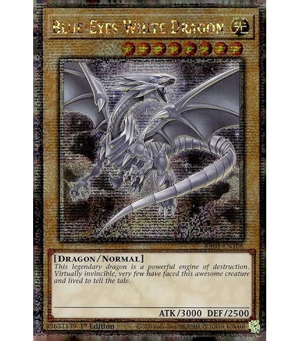 Amazon.com: Blue-Eyes White Dragon (7th Art) (Quarter Century