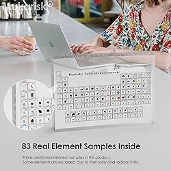 Large Periodic Table with Real Elements Inside, 8