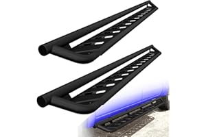ONINE Clutch Drop Running Board Custom Fit 2019-2026 Chevy Silverado/GMC Sierra 1500 & 2020-2026 Chevy Silverado/GMC Sierra 2500HD/3500HD Crew Cab Drop Side Step Nerf Bar, Textured Black