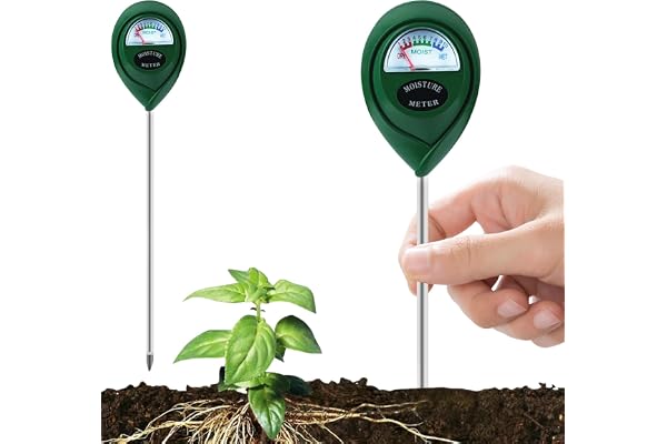 Soil Moisture Sensor Meter Moisture Meter for Plants Plant Water Monitor for Gardening Farming Indoor and Outdoor Plants (No