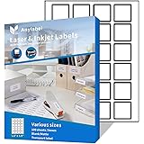 Anylabel 1.5" x 1.5" Square Labels for Laser & Inkjet Printer Easy Peel Adhesive (100 Sheets, 2400 Labels)