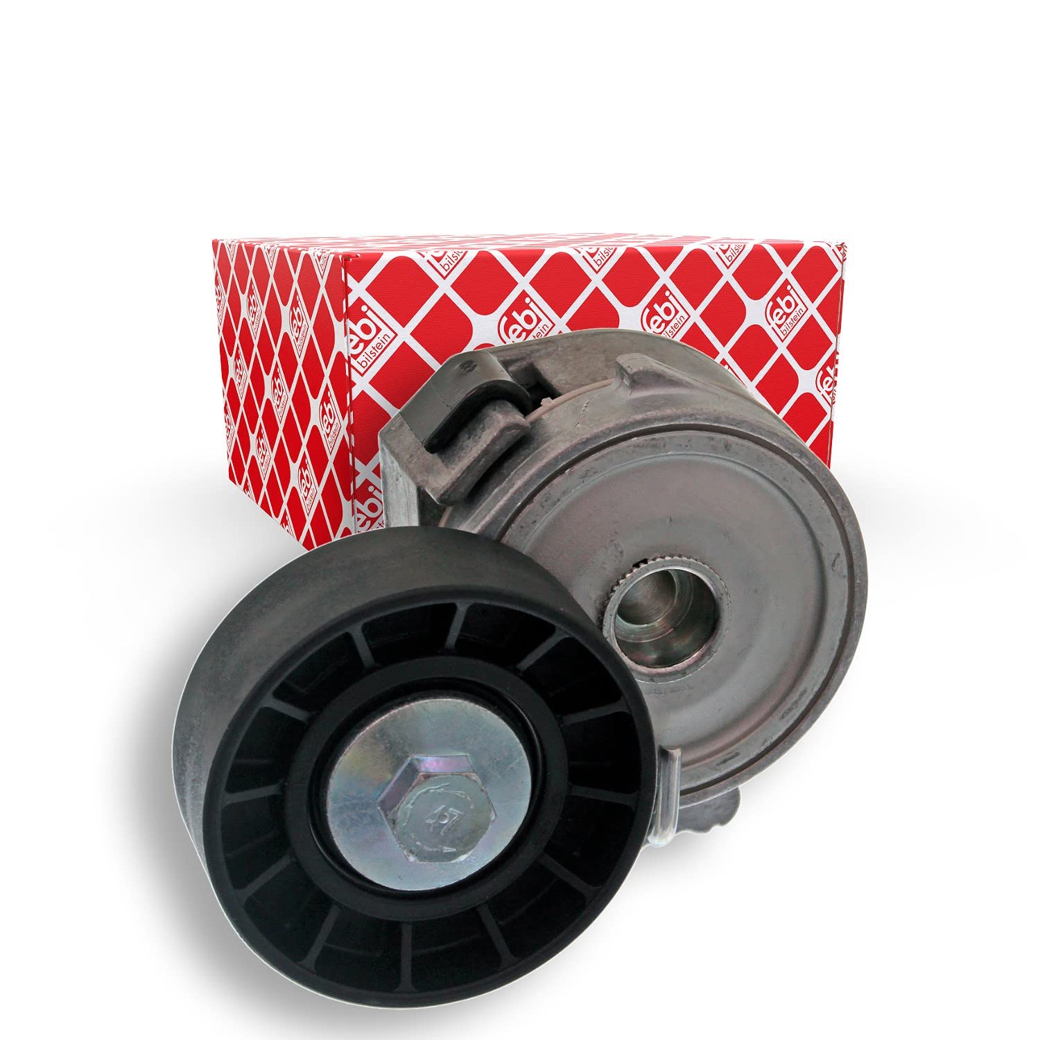 febi bilstein 19119 Tensioner Assembly for auxiliary belt, pack of one