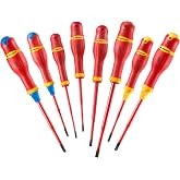 Facom ATB.J8TVE - Set of 8 Protwist&reg; Slim Borneo&reg; Screwdrivers Insulated 1000V for Mixed Imprints