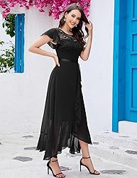 BeryLove Formal Dresses for Women Wedding Guest