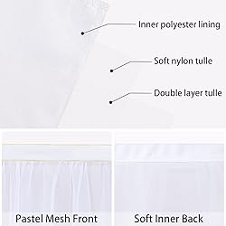 White Table Skirt 14FT Tulle Tutu Table Skirt 2