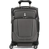 Travelpro Crew Versapack Softside Expandable Spinner Wheel Luggage, Titanium Grey, Carry-On 20-Inch