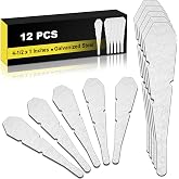 Zonon 12 Pcs Masonry Line Pins 4-1/2", 1.5mm Thick Galvanized Steel | Heavy-duty for Brick Laying and Block Alignment, Line Blocks for Masonry Walls, Straight Construction, Carbon Steel Pins