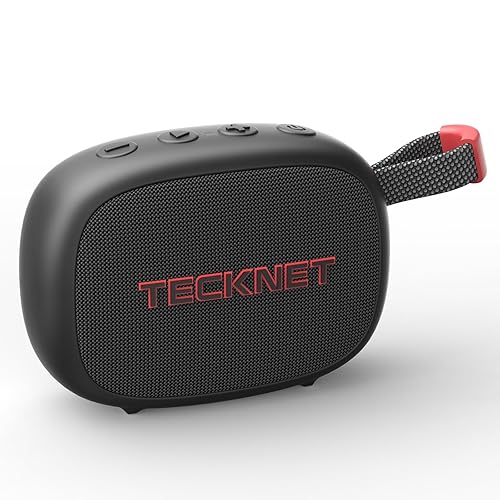 TECKNET Portable Bluetooth Speaker, TWS Surround Sound & Powerful Bass, IP67 Waterproof Dustproof Wireless Speaker, 30H Playtime, Bluetooth 5.4, Mini Travel Speaker for Outdoor, Party