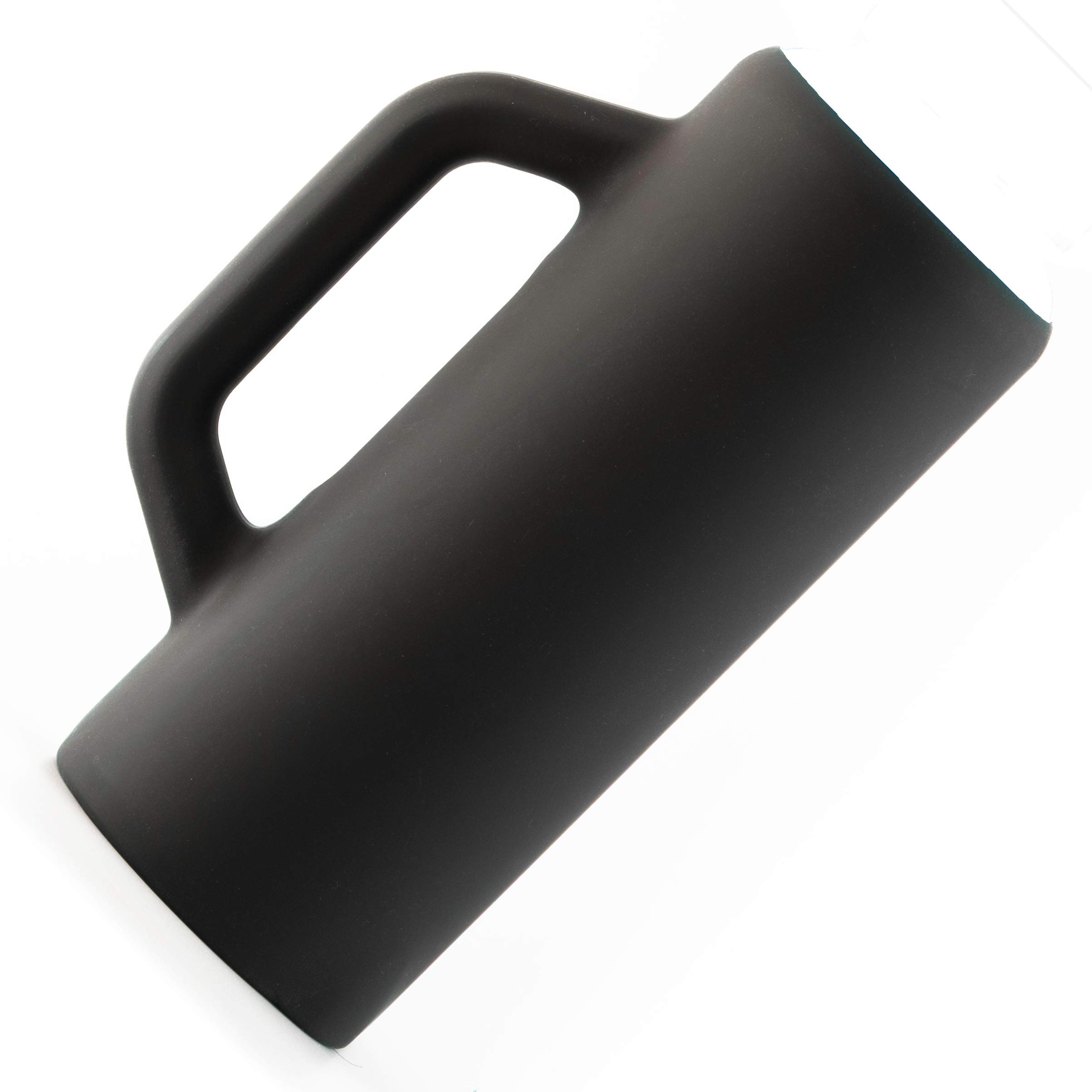 FLASKGEAR Grab & Go Handle Silicone Sleeve Cover Compatible with Hydro Flask, ThermoFlask, Takeya, Simple Modern & Other 40oz Insulated Water Bottles (Dark Grey, 40oz)