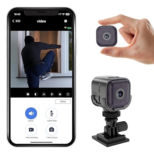 ZDO Small Spy Camera Hidden Camera, 4K Spy Camera Hidden Camera