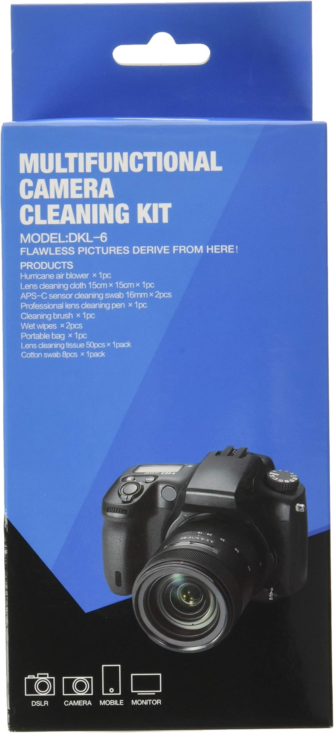 Camera Cleaning Kit VSGO Professional Sensor Cleaning Swab Body Air Blower Lens Pen CCD CMOS for Digital DSLR SLR Cameras Lens Sensor
