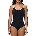 VIHTVIWE Bodysuit for Women Tummy Control Shapewear Body Shaper Seamless Spaghetti Strap Leotards