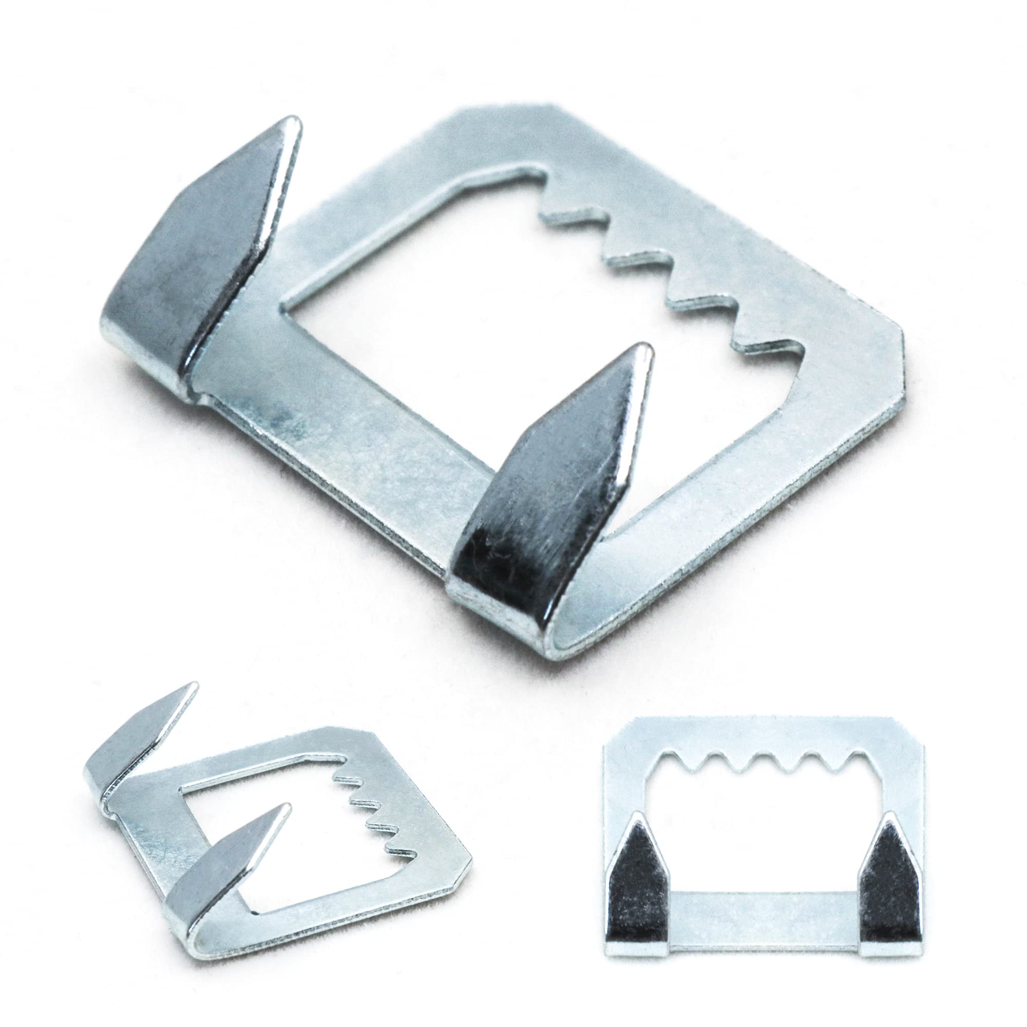 Photo 1 of Foam Board Hangers Metal Sawtooth - 100 Pack - Foamcore Hanger