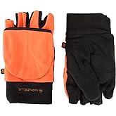 Manzella Mens Fleece Cold Weather Convertible Hunting Glove with Thinsulate