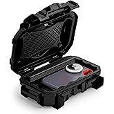 Evergreen 52 Waterproof Dry Box Protective Case - Travel Safe/Mil Spec/USA Made - for Cameras, Camping, Fishing, Hiking, Traveling, Water Sports, Knives, Survival (Black)