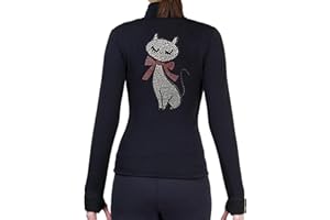 NY2 SPORTSWEAR Figure Skating Polartec Polar Fleece Jacket with Rhinestones JR167 - Child Sizes