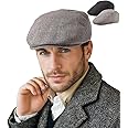 LADYBRO 2Pack Unisex Flat Cap Newsboy Hats for Men Women, Summer Casual Adjustable