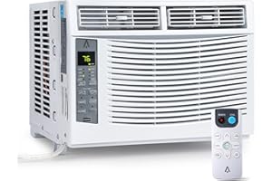 Adoolla 6,000 BTU AC Window Air Conditioner, White