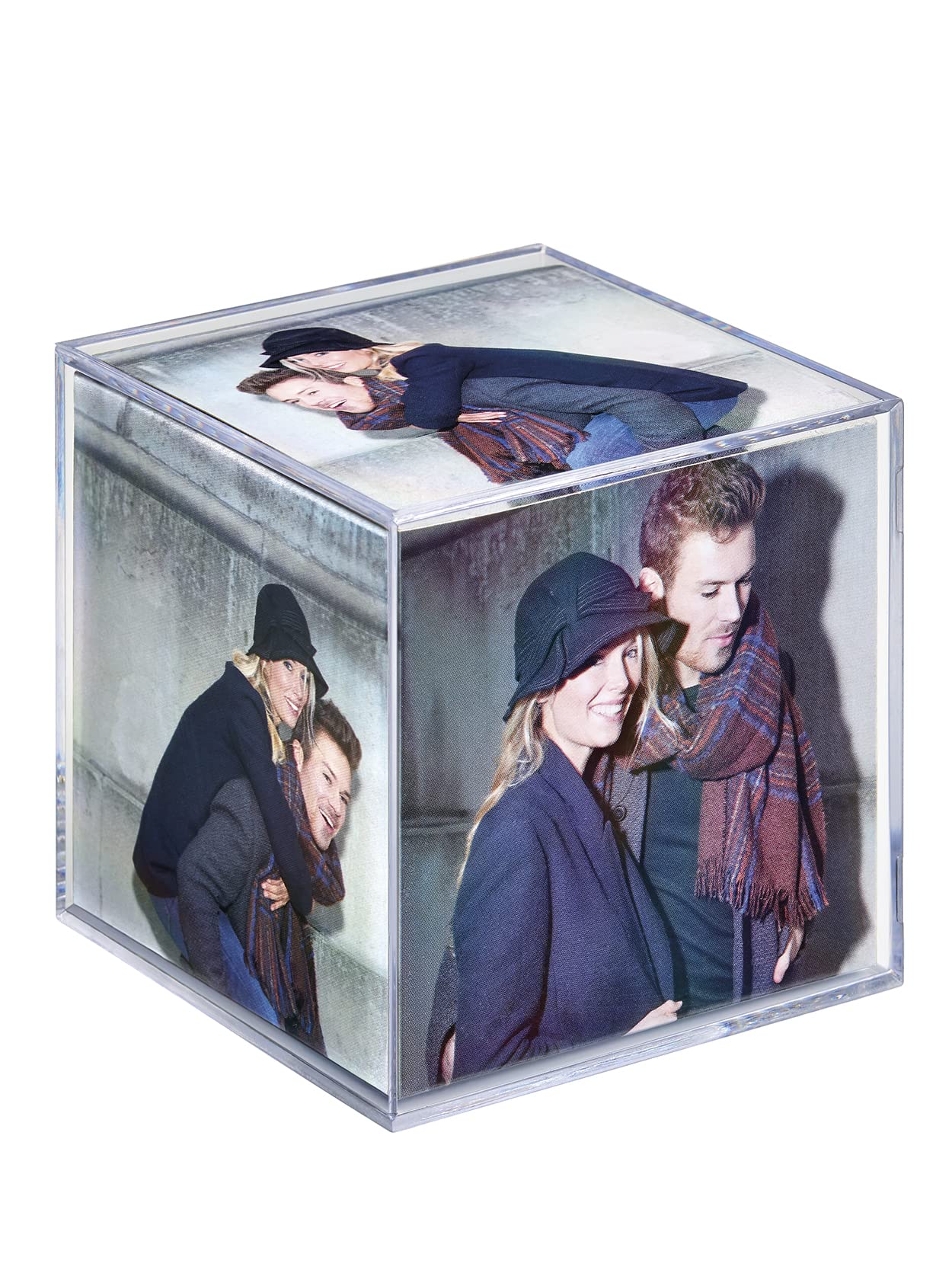 walther design Photo cube 8.5 x 8.5 cm Made of Art Glass Photo cube MW100A — image 1