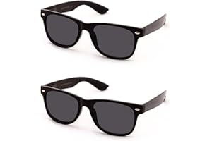 V.W.E.® Classic Outdoor Reading Sunglasses - Comfortable Stylish Simple Readers Magnification - Not Bifocal