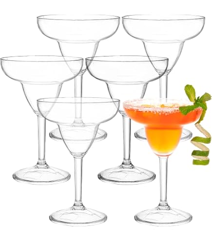 Copos Hurricane Cheardia - 6 Unidades, 400ml, Para Coquetéis Tropicais
