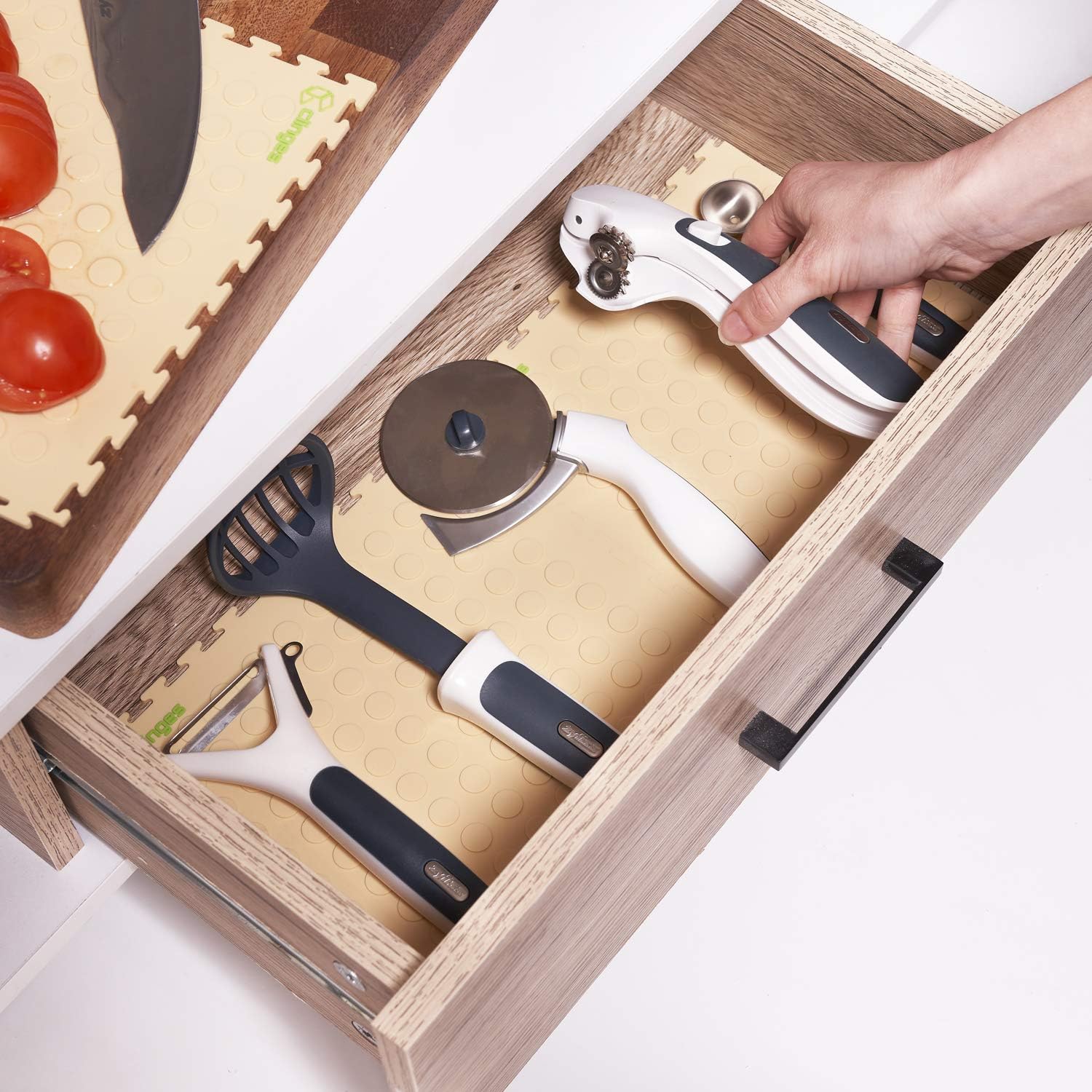 Tapetes de PVC para estantes con múltiples usos Clinges estera para