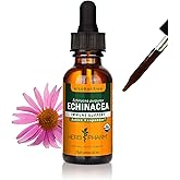 Herb Pharm Organic Echinacea Root Extract, Alcohol-Free: Immune System Support for All Seasons, Fast-Acting Echinacea Plant Supplement, Non-GMO, Vegan & Gluten-Free, 1 Oz