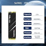 fanxiang 1TB M.2 NVMe PCIe 4.0 x4 4800MB/s Graphite Cooling Sticker view 2